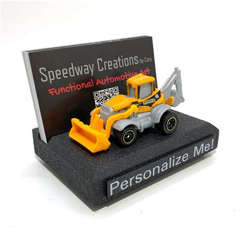 backhoe business card holder|Front Loader / Backhoe Business Card Holder .